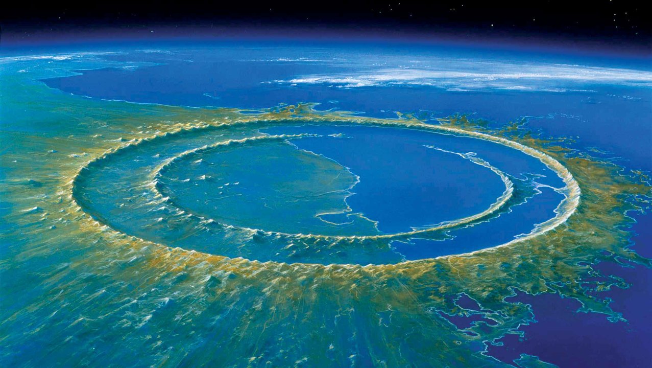 Cráter De Chicxulub Vista Aérea