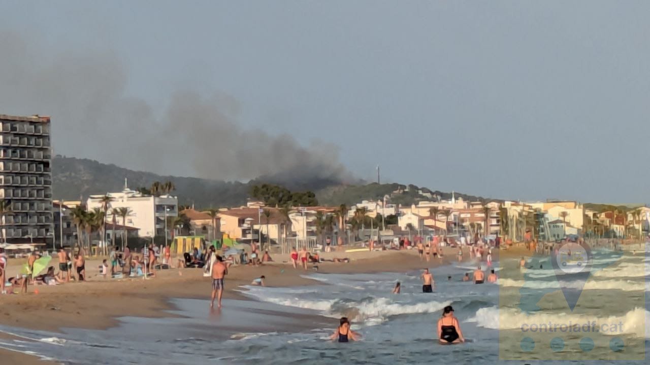 Incendi a Calafell