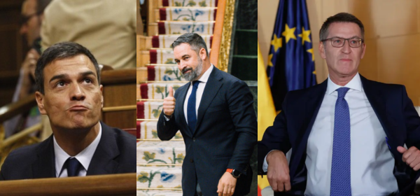 Sanchez - Abascal - Feijóo