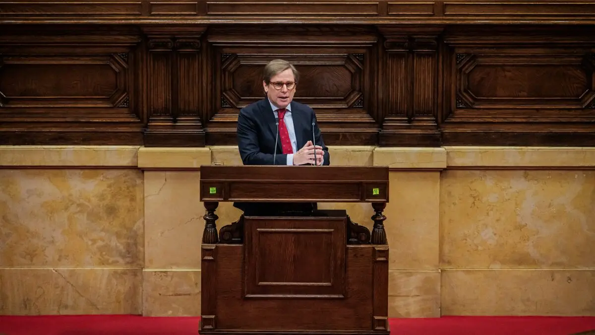 Joan Garriga, portaveu de Vox al Parlament