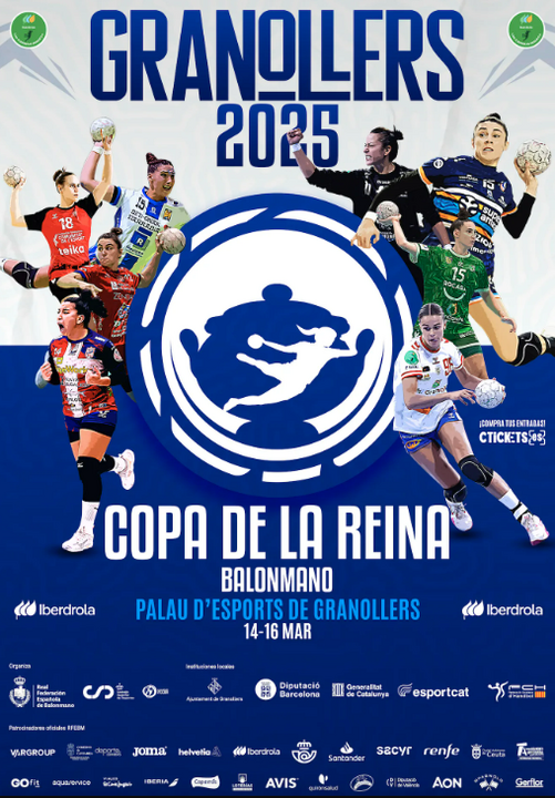 Cartell Copa de la Reina de Balonmano 2025